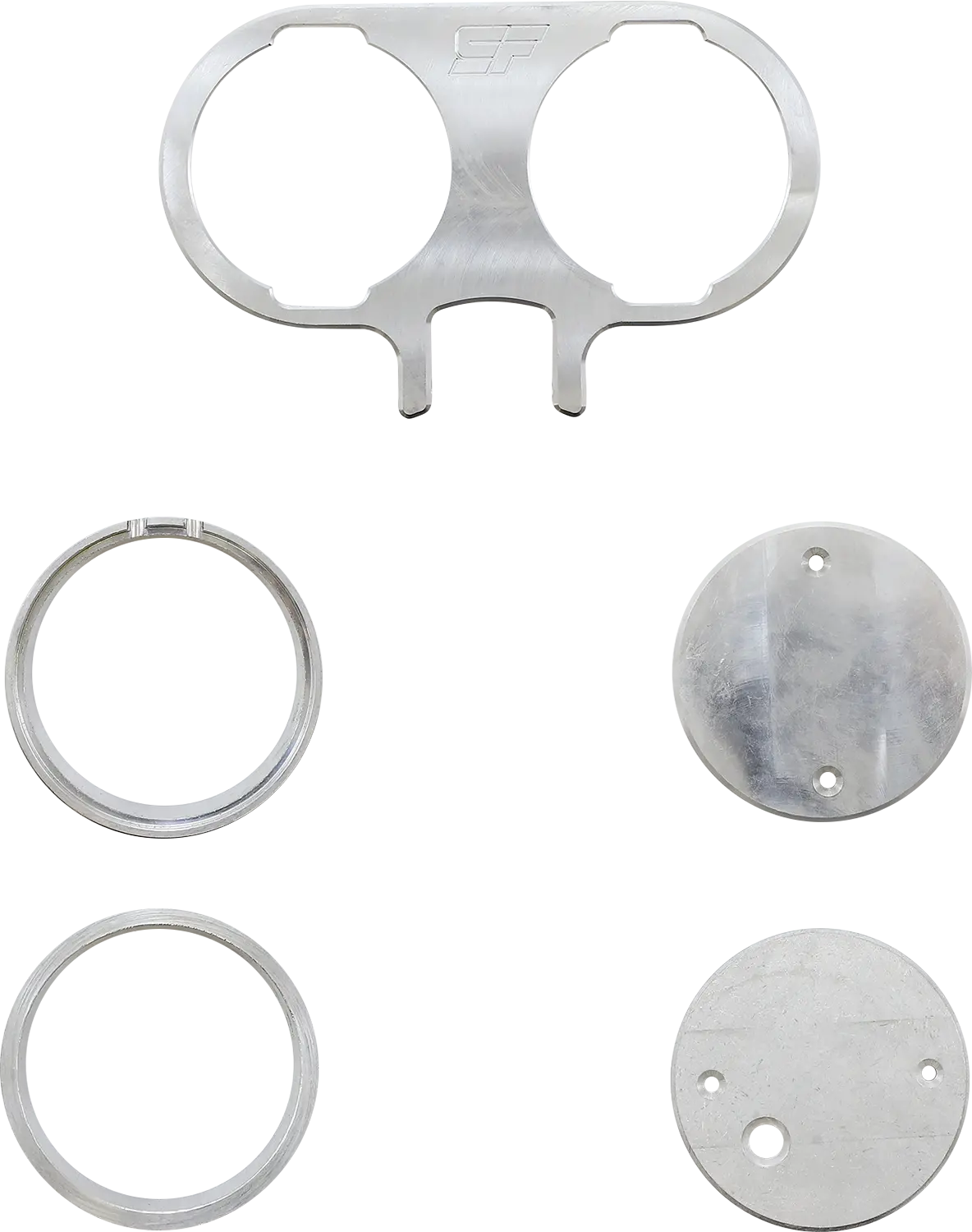 Slyfox Gauge Mount - Dual - Unfinished Tm-Sly25 1
