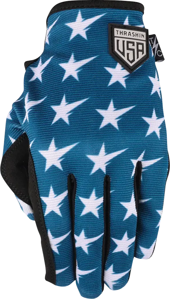 Thrashin Supply Co. Stars & Bolts Stealth Gloves 2