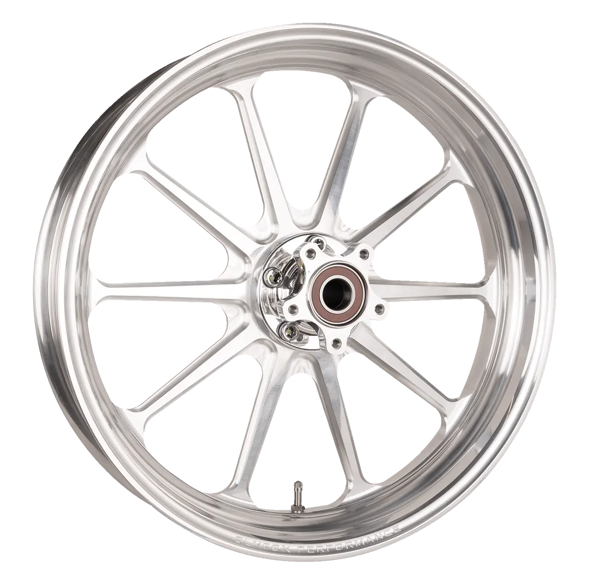 Slyfox Wheel - Track Pro - Front - Dual Disc/With Abs - Machined - 19X3 12047905Rslyapm 1