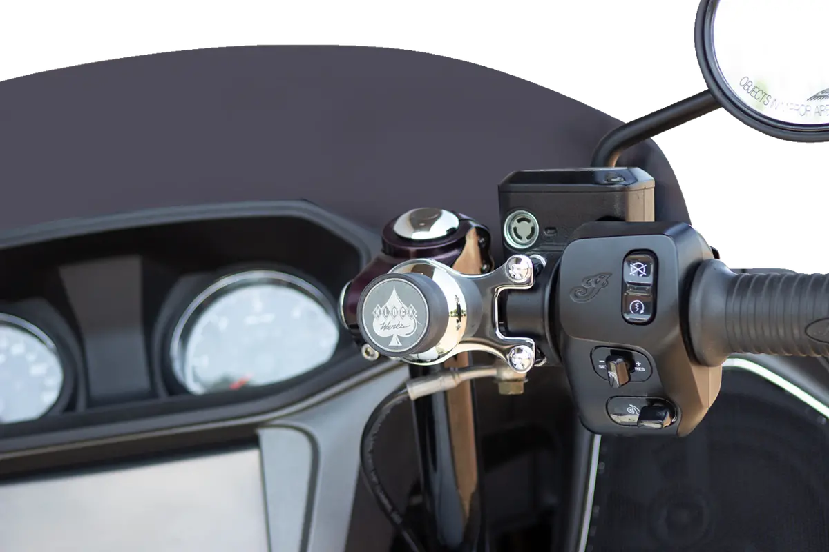 Klock Werks Iomount* For Indian - Ambidextrous Mount - Chrome - Challenger/Pursuit Kwd-04-0609-C 1
