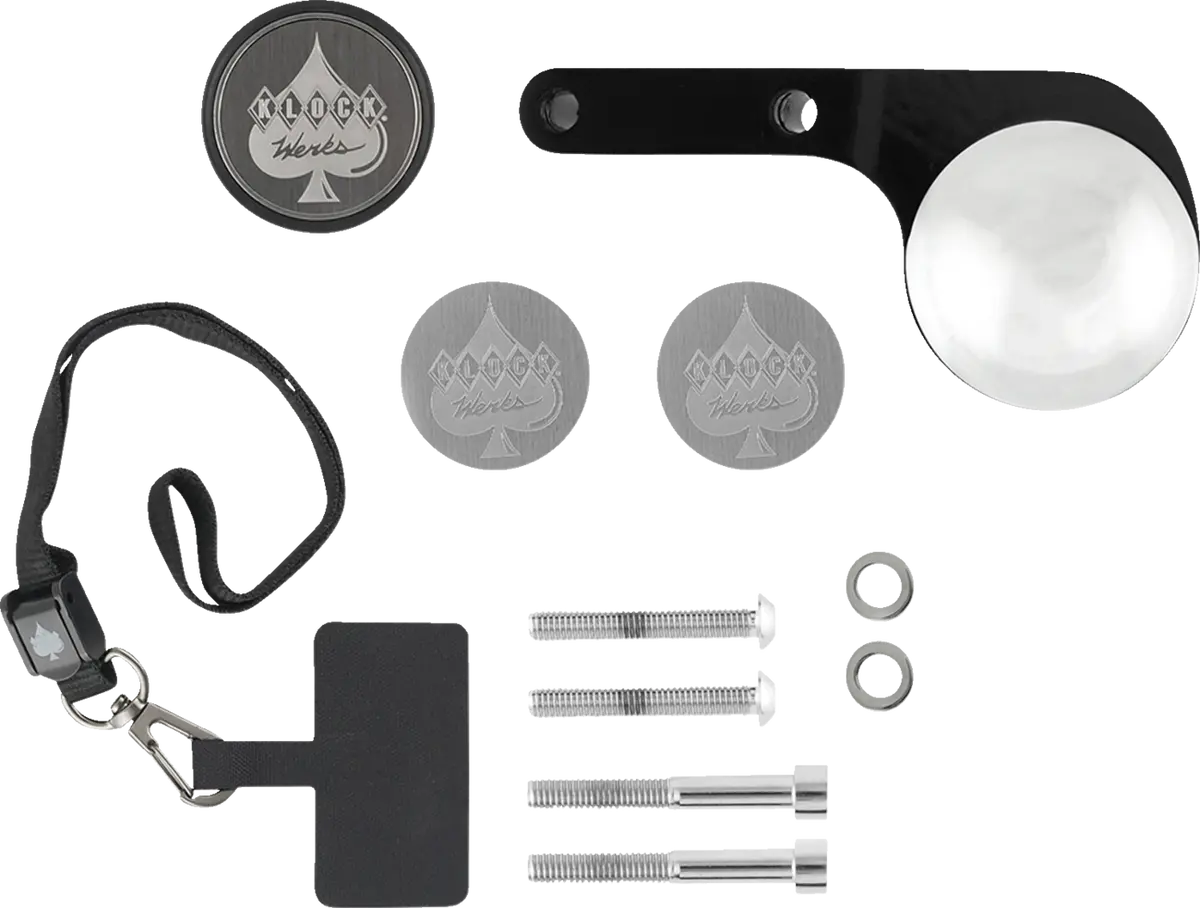 Klock Werks Iomount* For Indian - Left Perch Mount - Black - Challenger/Pursuit Kwd-04-0608-B 2