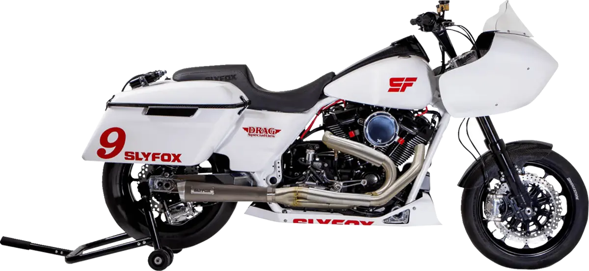 Slyfox 2-Into-1 Full Exhaust System - Stainless Steel Sf1f3t 1