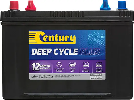 27Dcmf Century Deep Cycle Battery 12V 680 Cca, 96 Ah, 12-Month Warranty 1