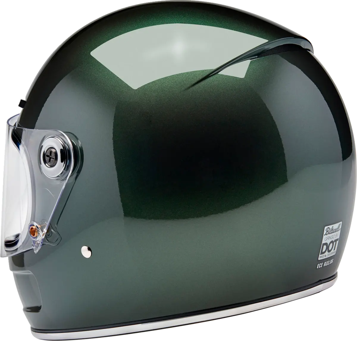 Biltwell Gringo Sv Helmet - Metallic Sierra Green 4