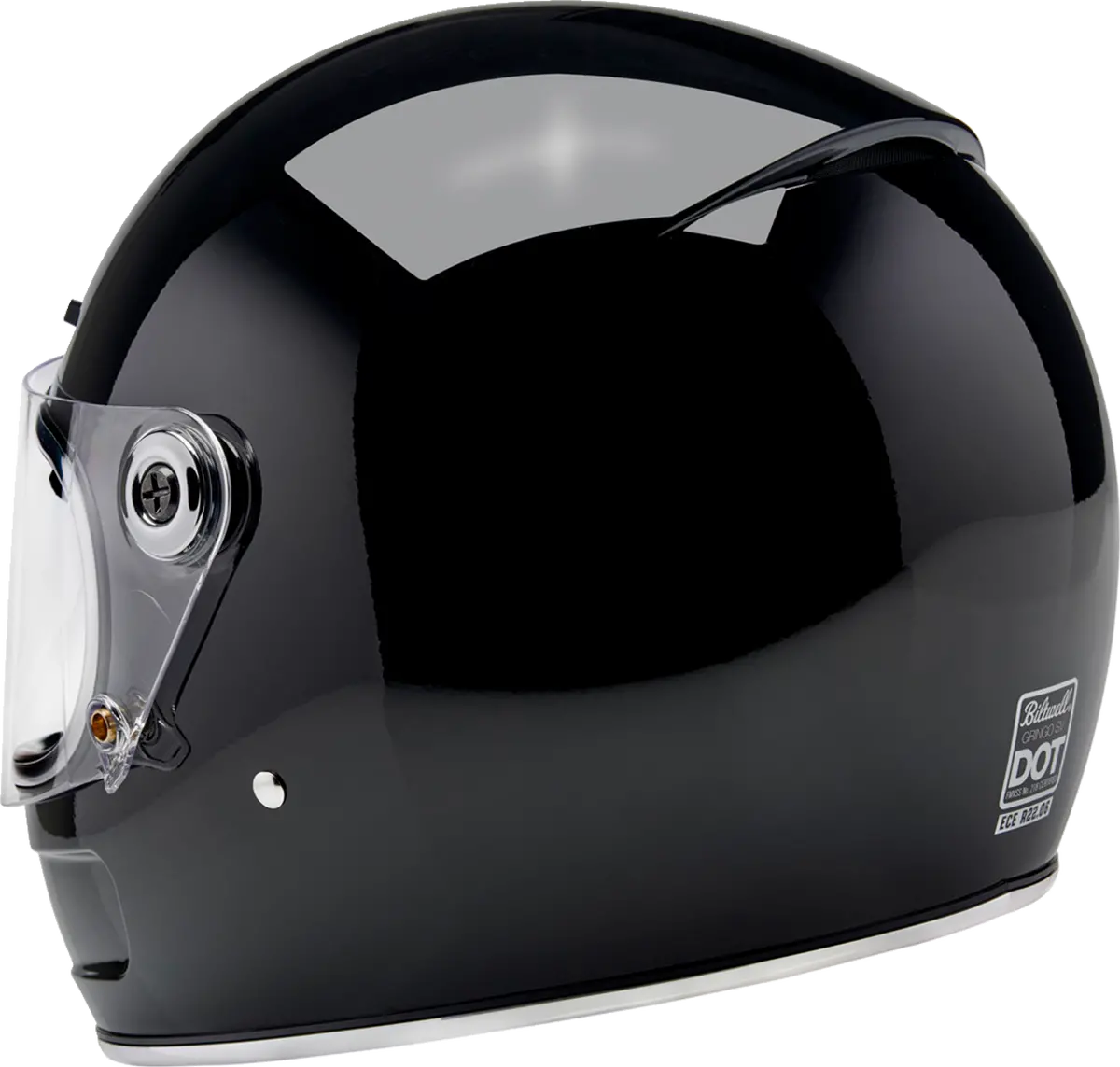 Biltwell Gringo Sv Helmet - Gloss Black 4