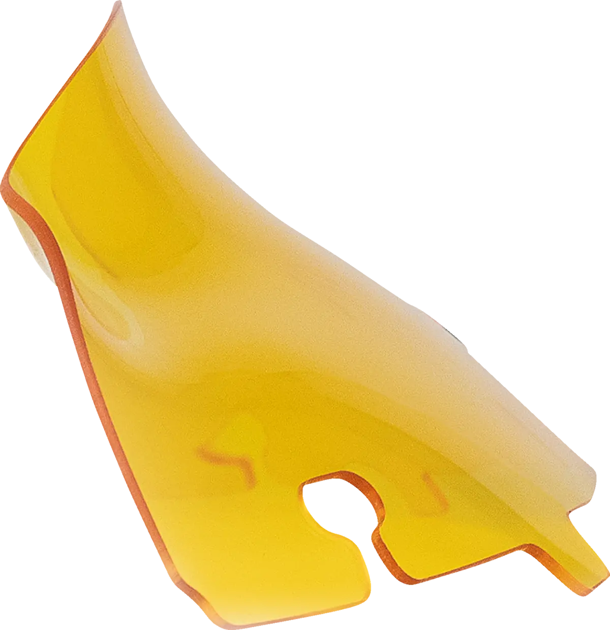 Klock Werks Kolor Flare* Sport Windshield - 4" - Yellow - Flh Kww-01-0676 1