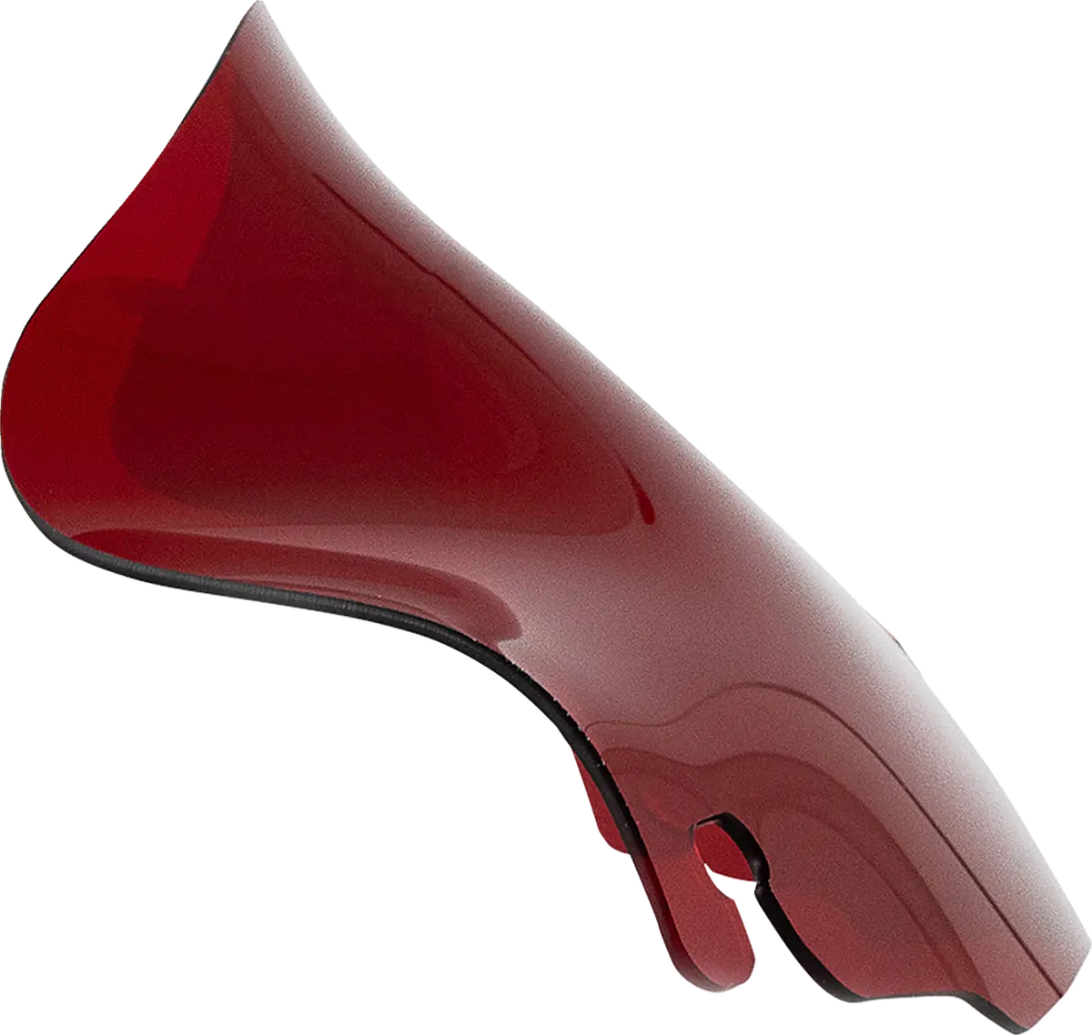 Klock Werks Kolor Flare* Windshield - 6-1/2" - Red - Flh Kww-01-0697 1