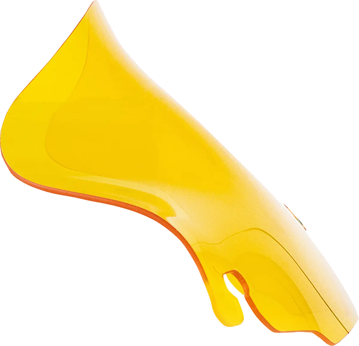 Klock Werks Kolor Flare* Windshield - 6-1/2" - Yellow - Flh Kww-01-0696 1