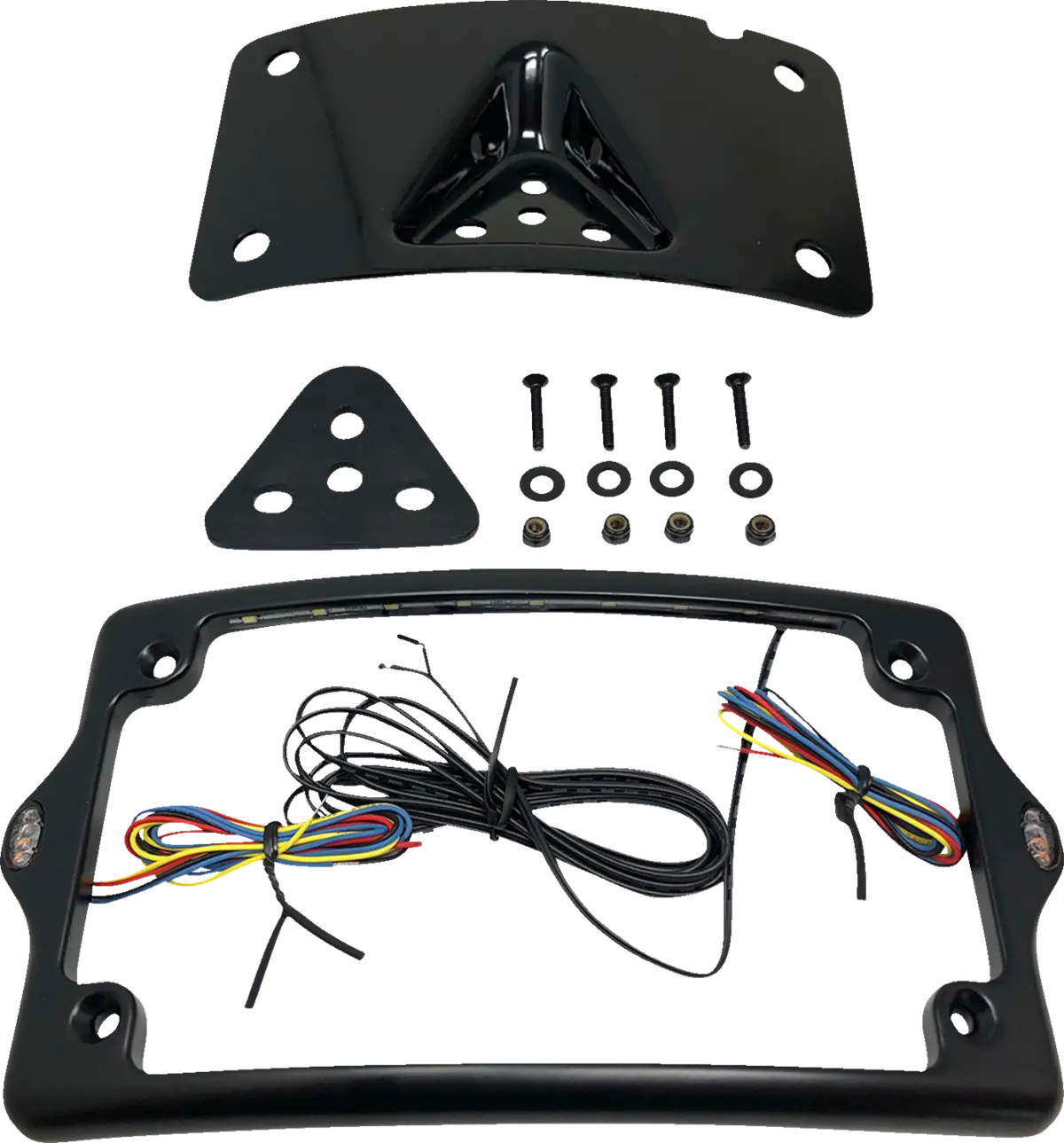 Kodlin Usa License Plate Kit - Amber/Red/White - Black Kus20350 1