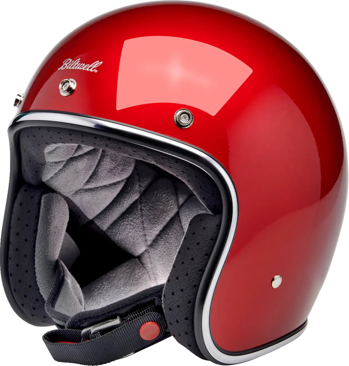 Biltwell Bonanza Helmet - Metallic Cherry Red 1
