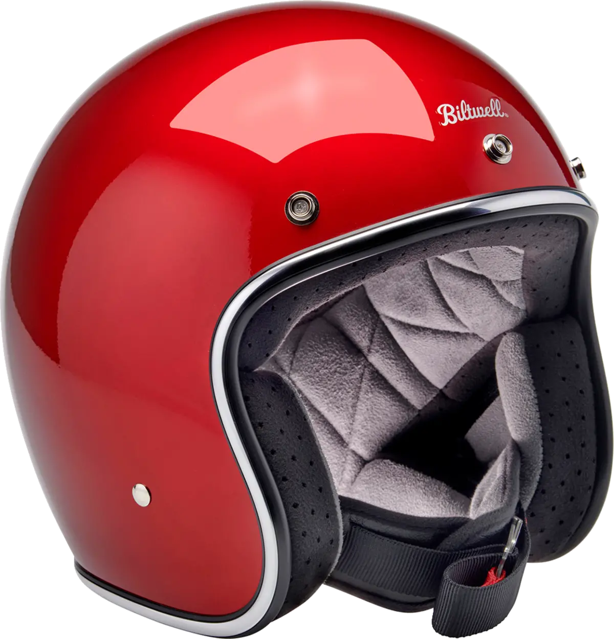 Biltwell Bonanza Helmet - Metallic Cherry Red 3
