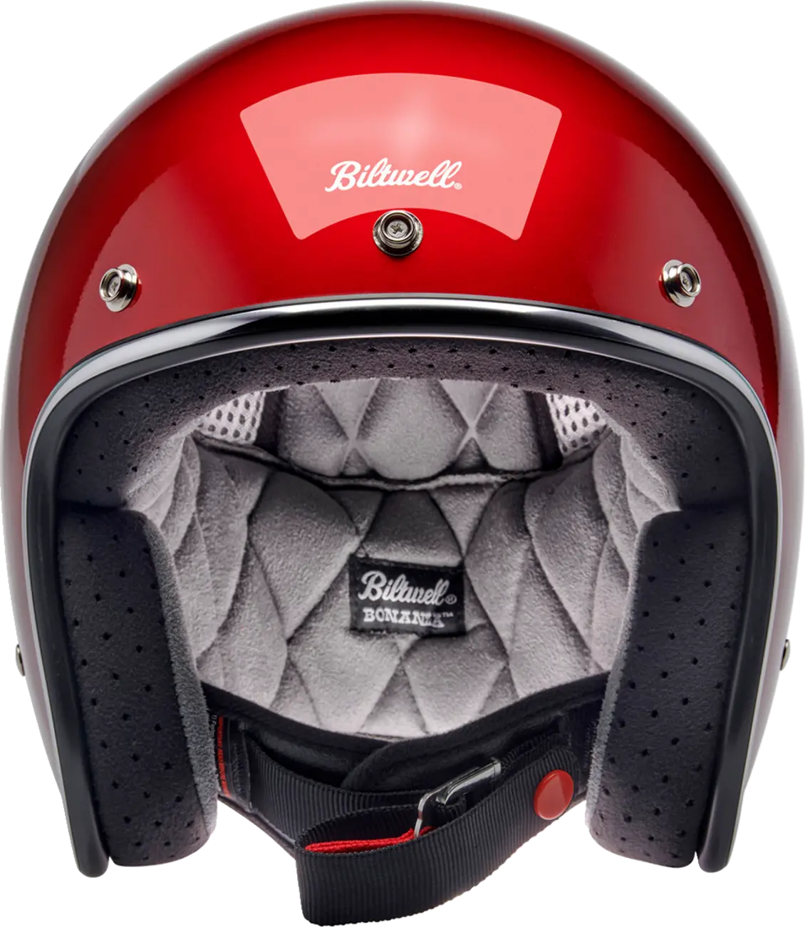 Biltwell Bonanza Helmet - Metallic Cherry Red 4
