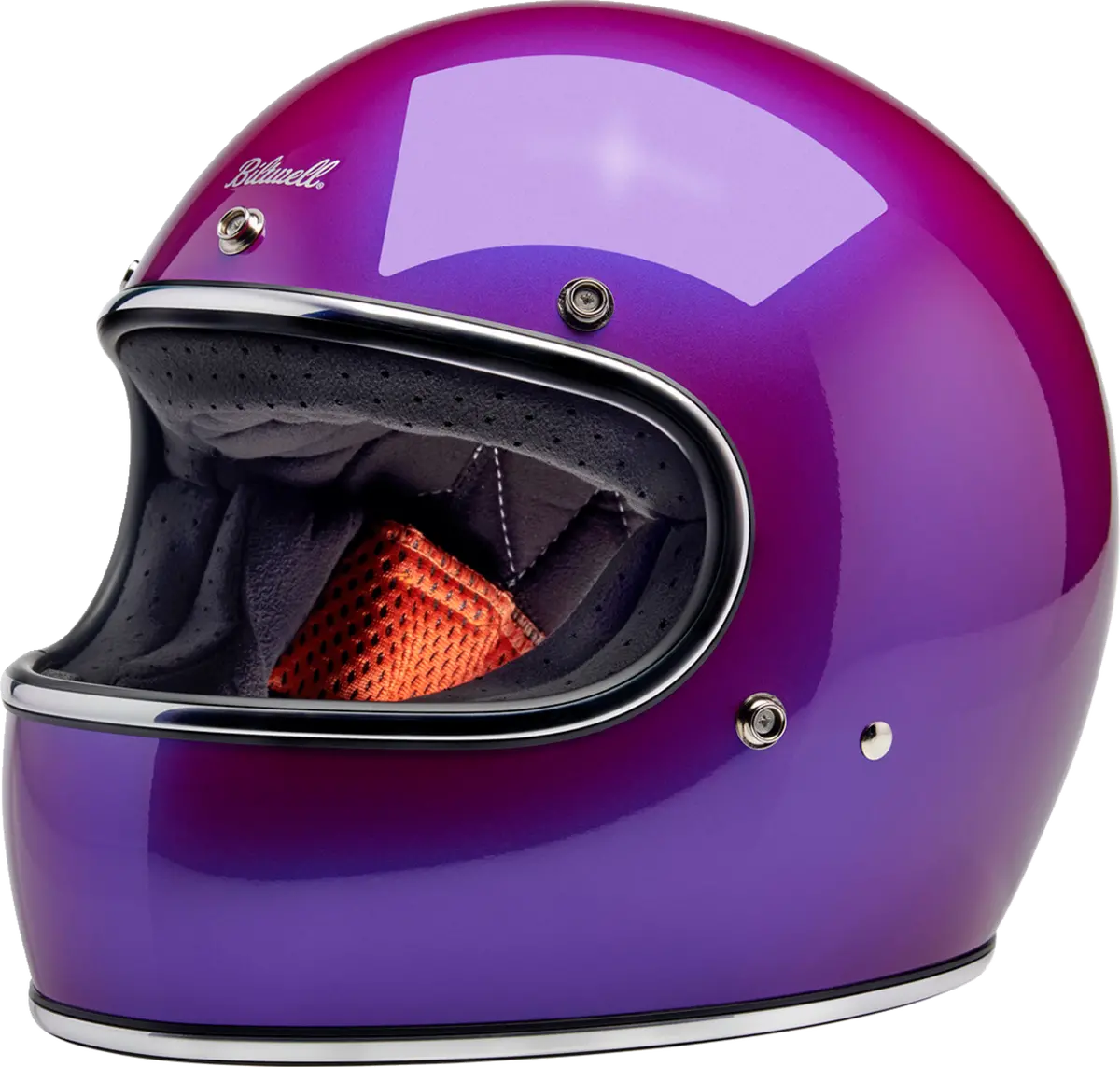 Biltwell Gringo Helmet - Metallic Grape 1