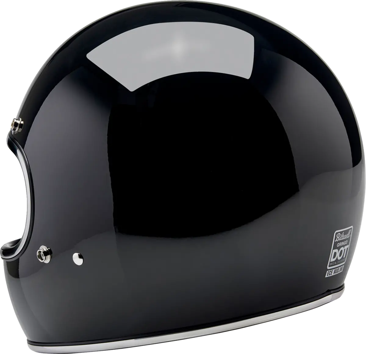 Biltwell Gringo Helmet - Gloss Black 4