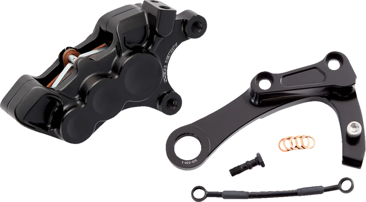 Arlen Ness 6-Piston Caliper - Rear - Black 02-328 1