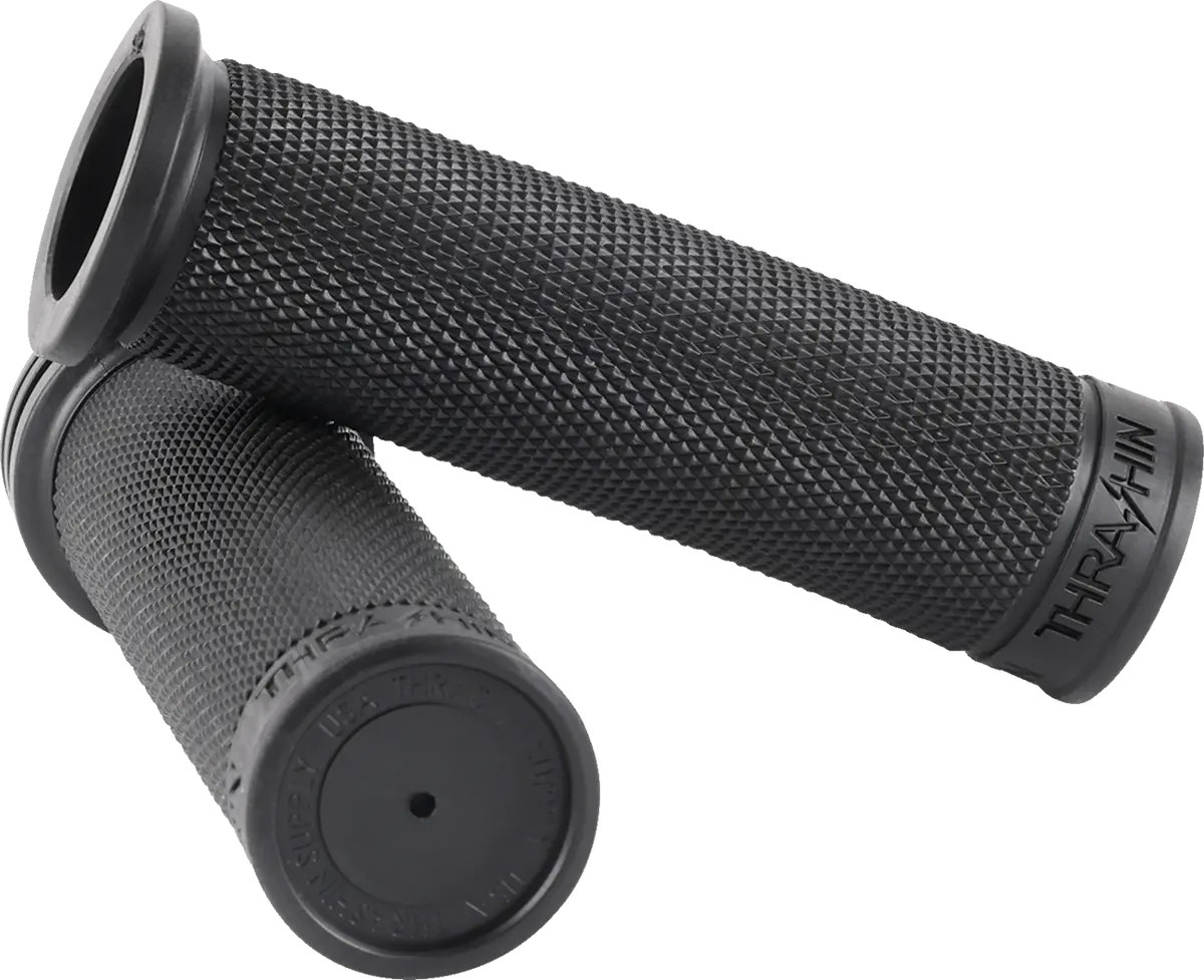 Thrashin Supply Co. Moto Grips - Black Tsc-2711-1 2