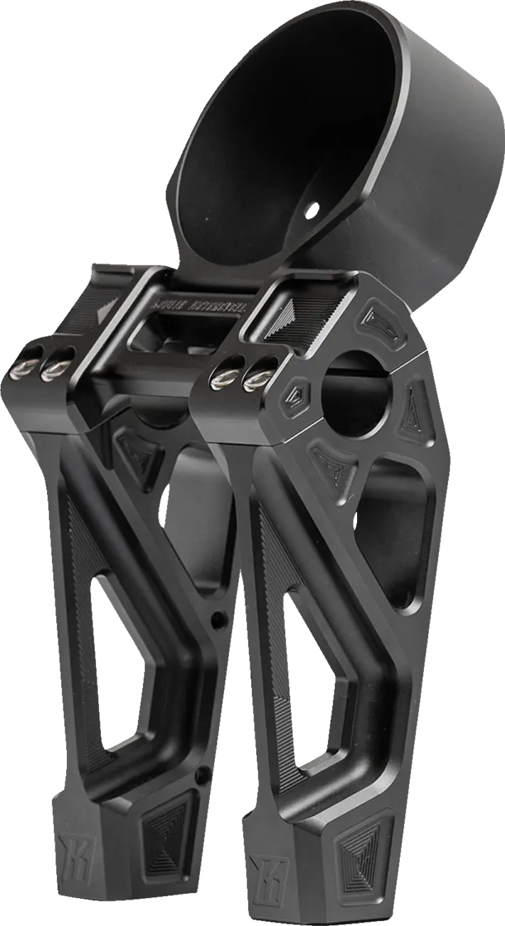 Kodlin Usa Fastback Risers - Includes Clamp & Gauge Bracket - 6" - Black K55132 1