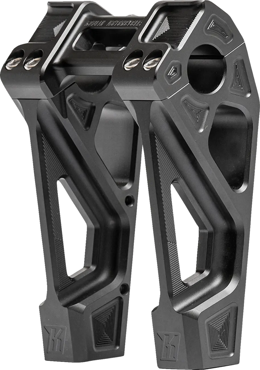 Kodlin Usa Fastback Risers - Includes Clamp - 6" - Black K55129 1