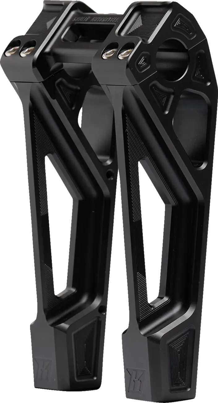Kodlin Usa Fastback Risers - Includes Clamp - 8" - Black K55128 1