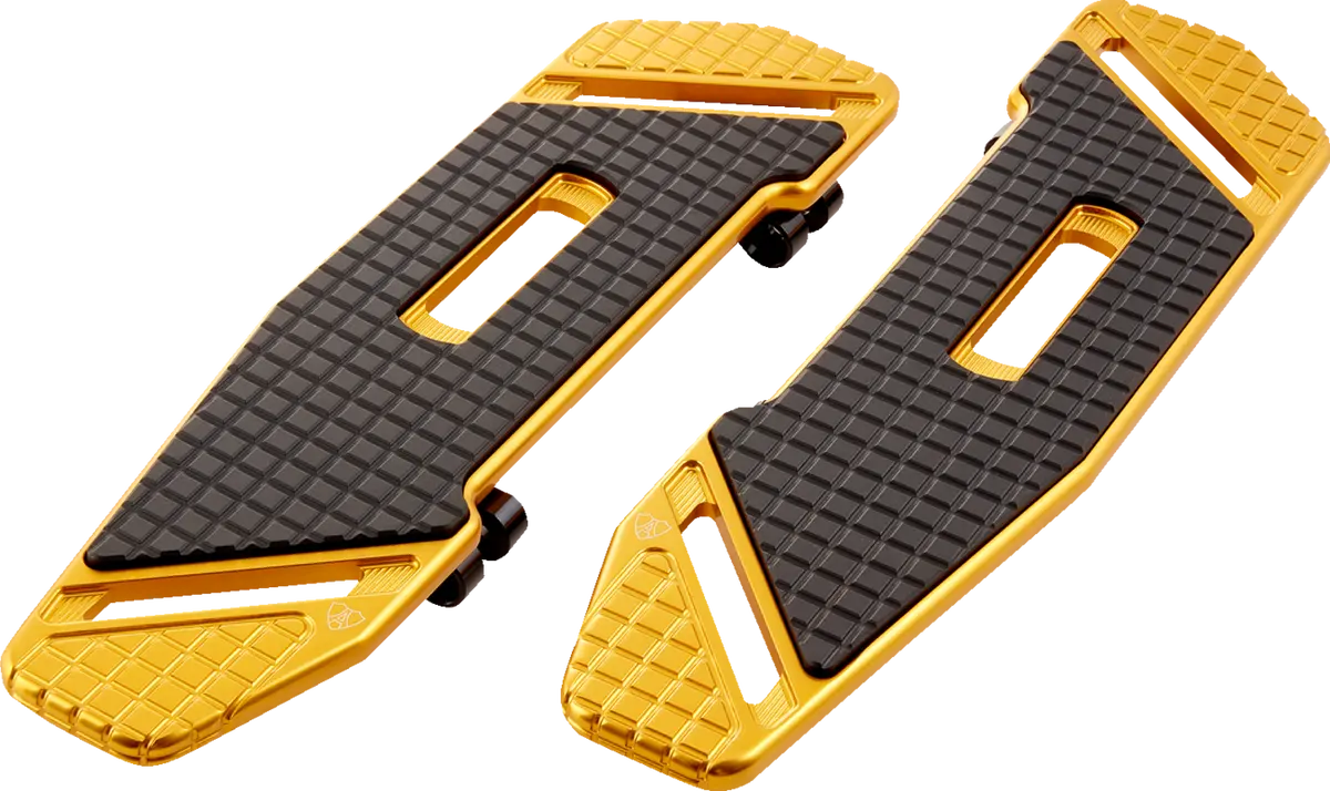 Arlen Ness Speedliner Floorboards - Driver - Gold 410-035 1