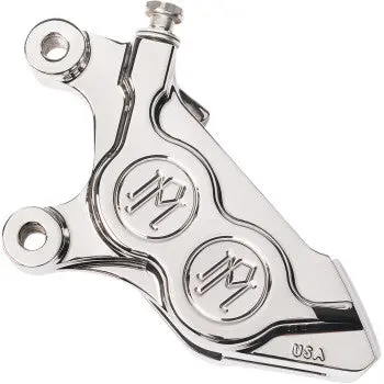 Performance Machine 4 Piston Caliper Front - Chrome 1