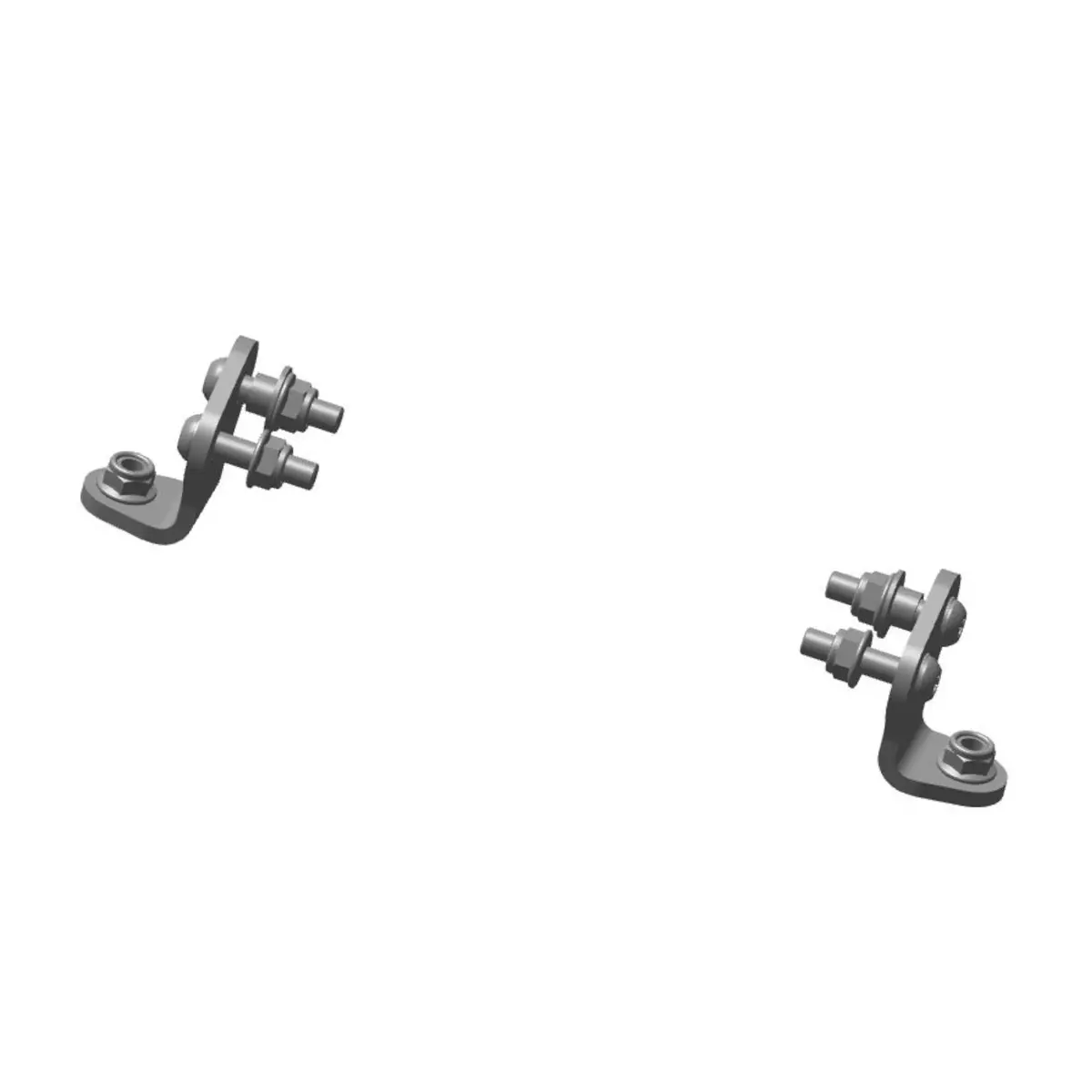 Moto Guzzi V7 850 Stone Additional Fixation Plates For Side Bag Mounting Kit 1
