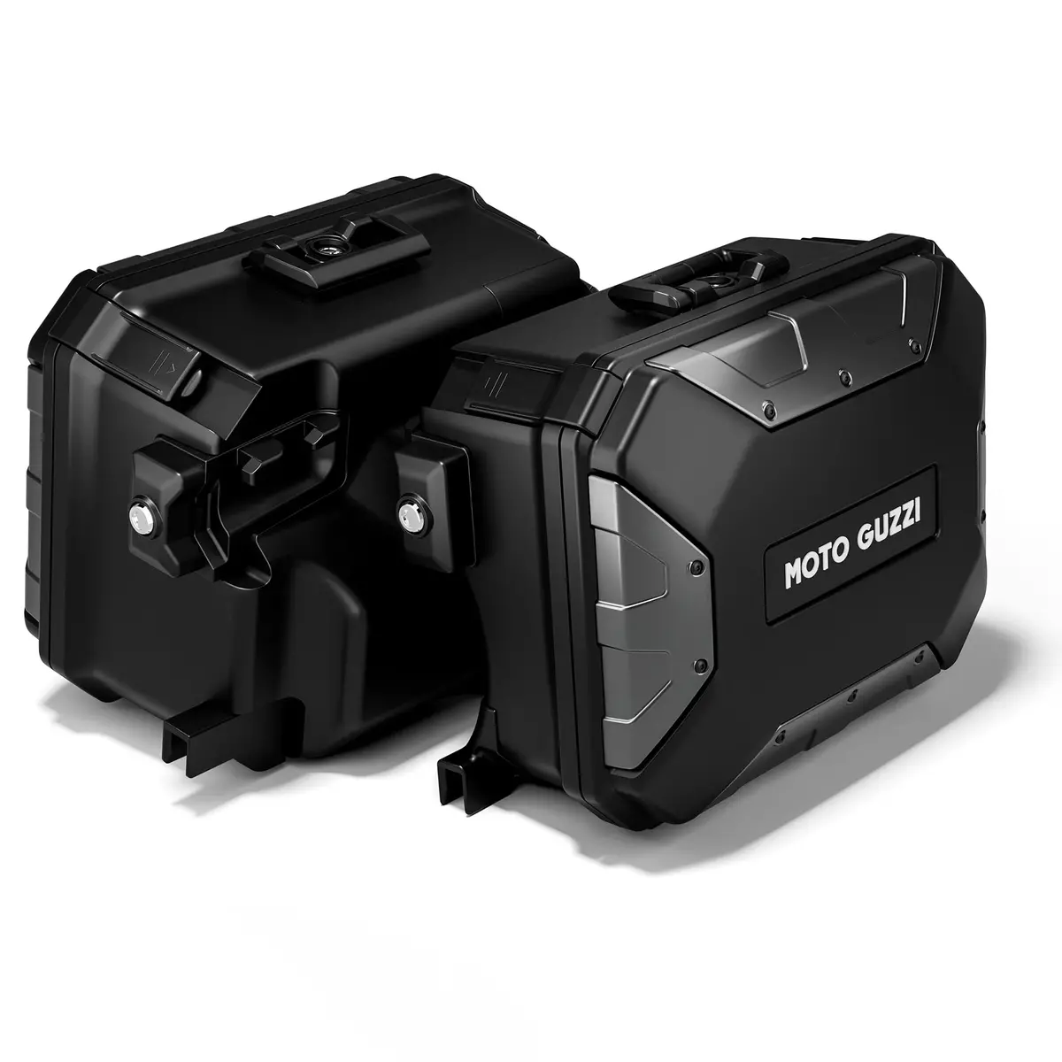 Moto Guzzi V85 Urban Dark Plastic Side Case Set 1