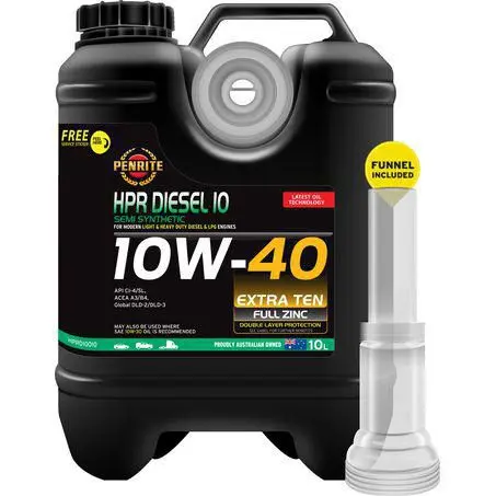 Penrite Hpr Diesel 10 Semi Synthetic 10W-40 10L Engine Oil - Hprd10010 1
