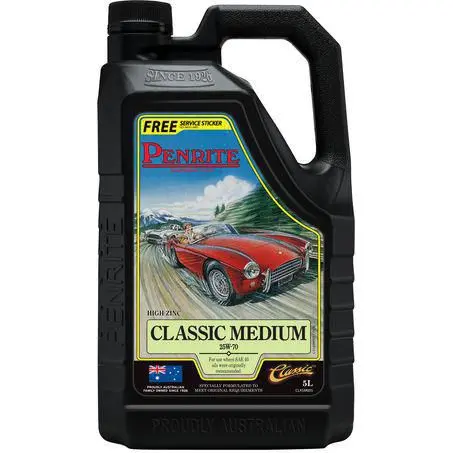 Penrite Classic Medium 25W-70 5L Mineral Engine Oil - Clasm005 1