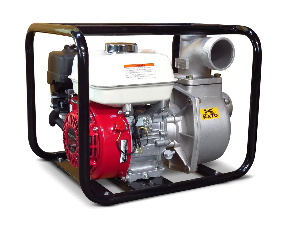 3" Kato Honda Powered Semi Trash Water Pump 1