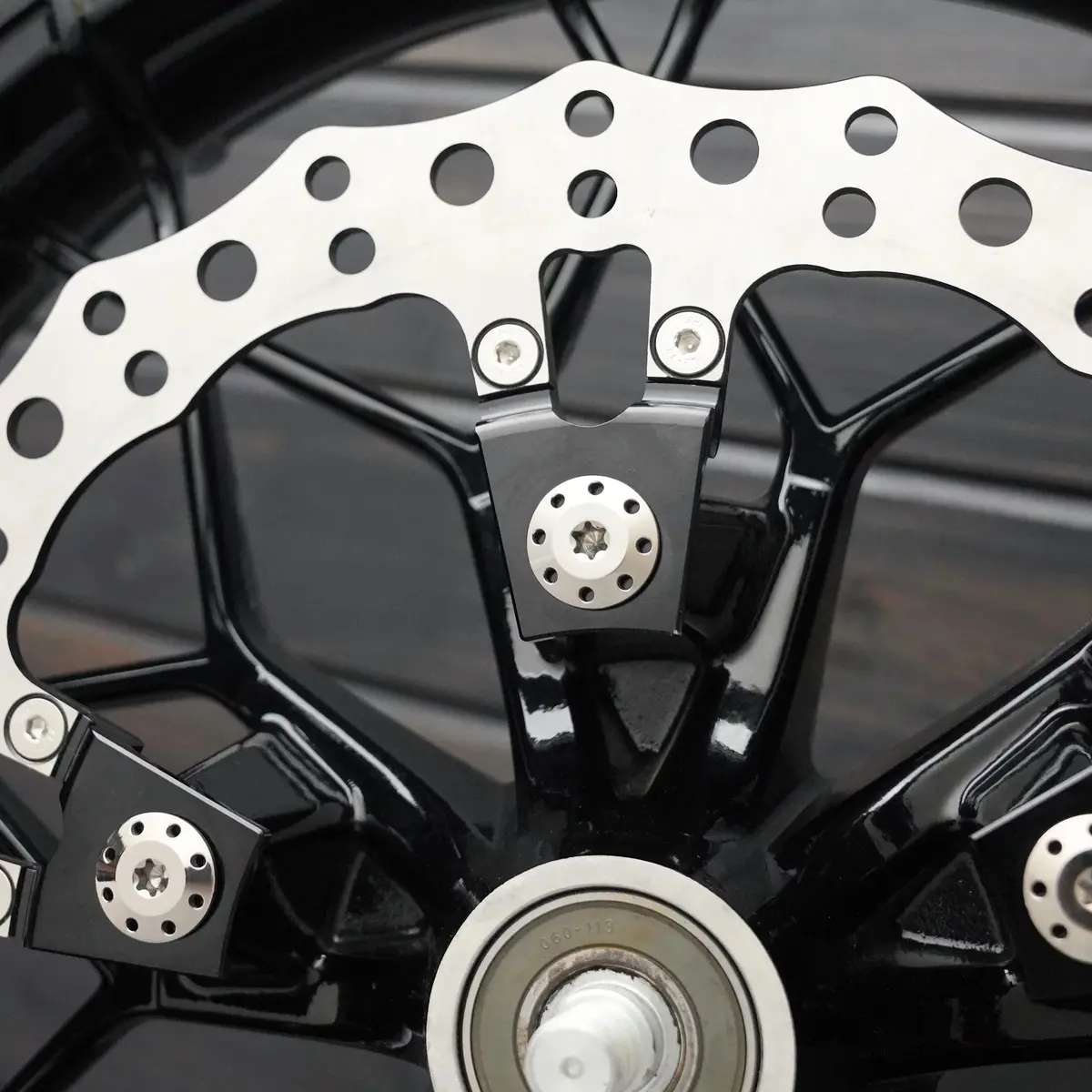Arlen Ness Titanium Floating Rotor Bolts, '24 Flt / Polished 2