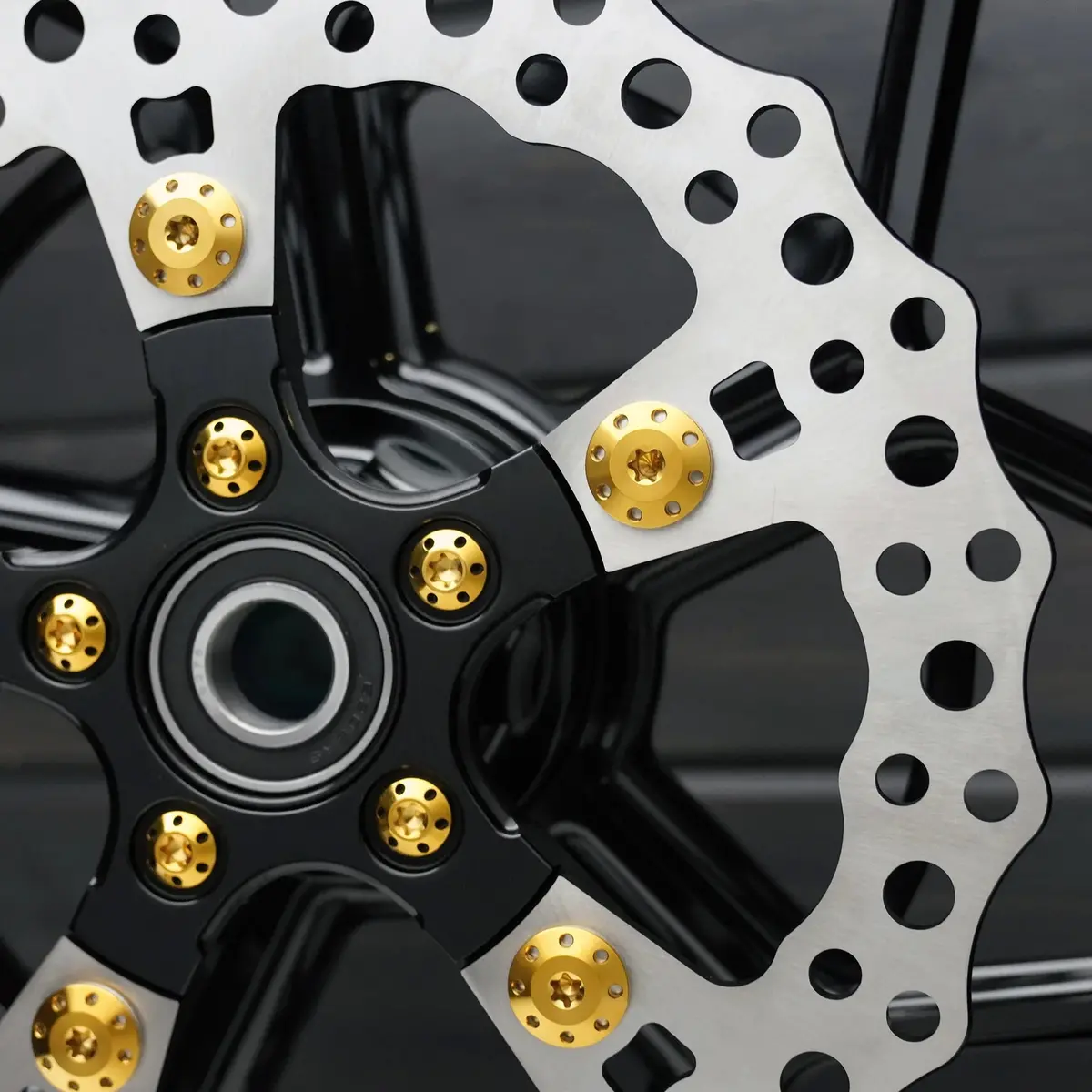 Arlen Ness Titanium Floating Rotor Bolts, '24 Flt / Gold 2