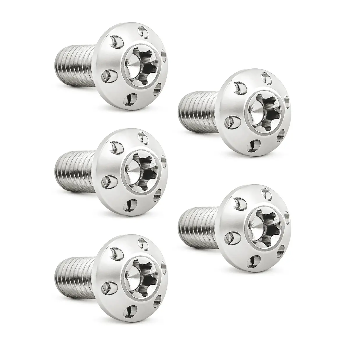 Arlen Ness Titanium Rotor Bolts Kits, Polished 2