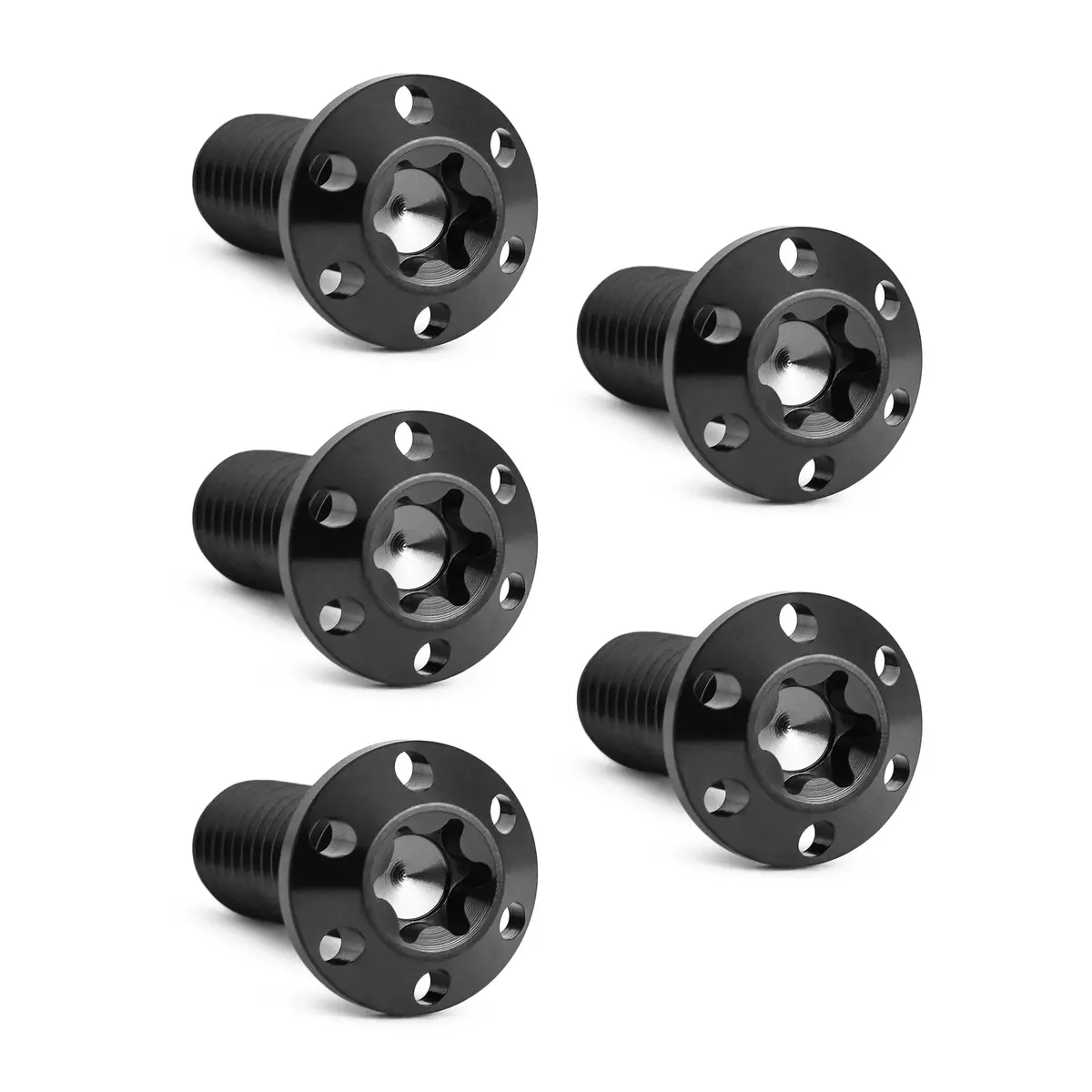 Arlen Ness Titanium Rotor Bolts Kits, Black 2