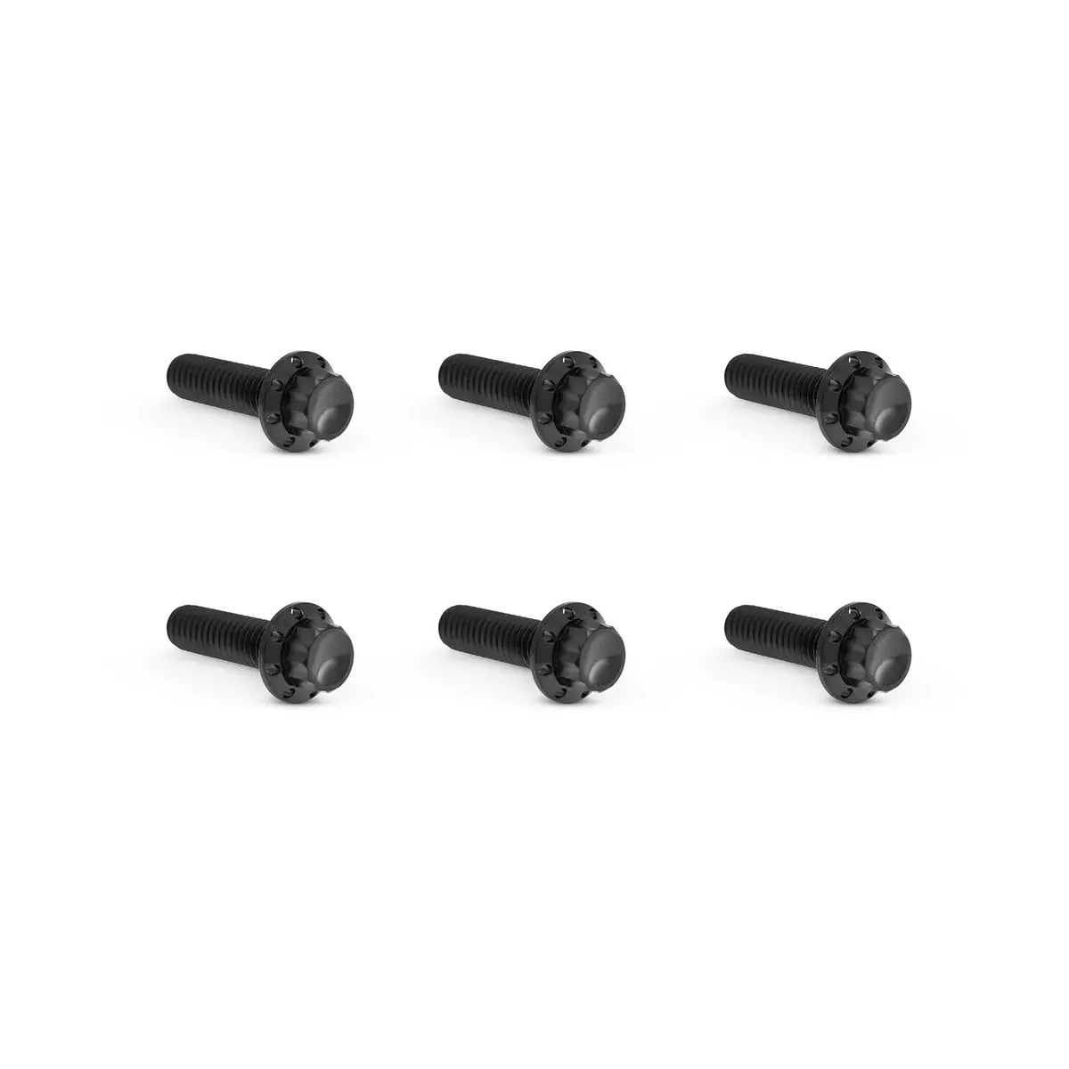 Arlen Ness Transmission Top Cover Titanium 12-Point Bolt Kits, Black 2