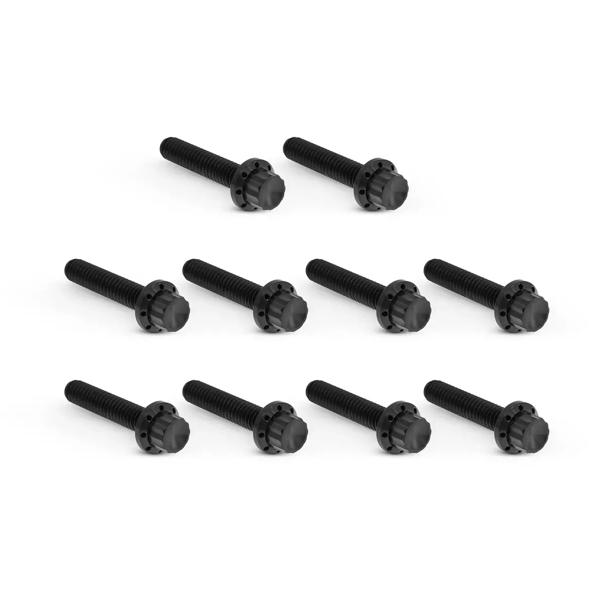 Arlen Ness Cam Cover Titanium 12-Point Bolt Kits, Black 3