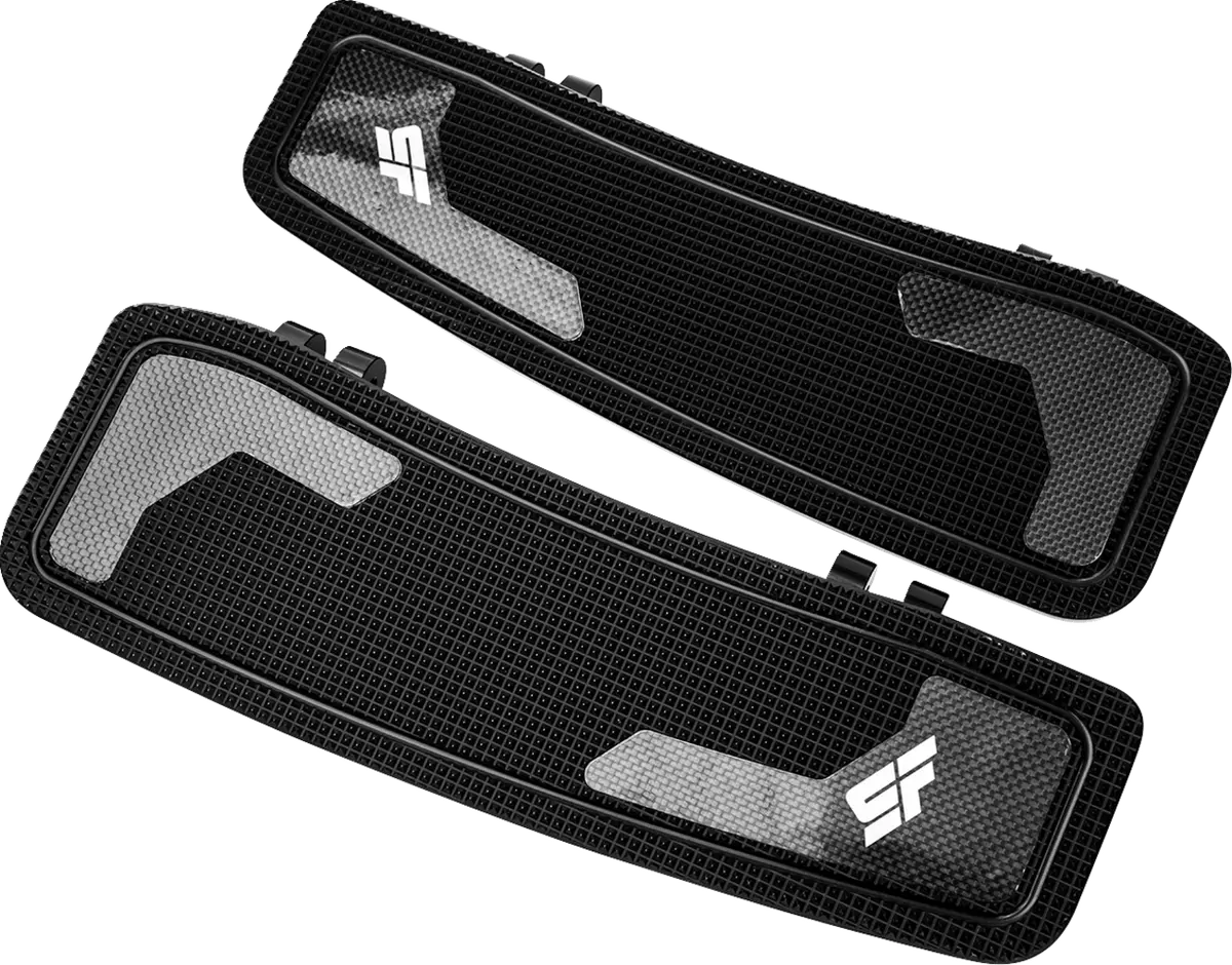 Slyfox Driver Floorboards - Black Anodized - Touring Sf-905-00-1 1