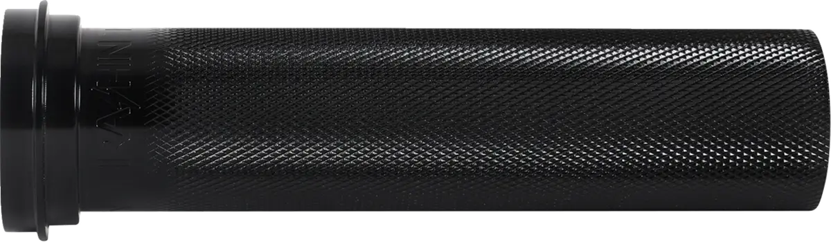 Thrashin Supply Co. Throttle Tube - Knurled - 1" - Tbw - Black Tsc-2704-1 2