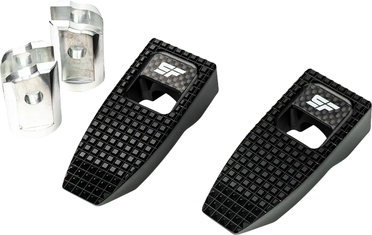 Slyfox Speed Pegs - Black Anodized - Front Sf-903-01-1 1