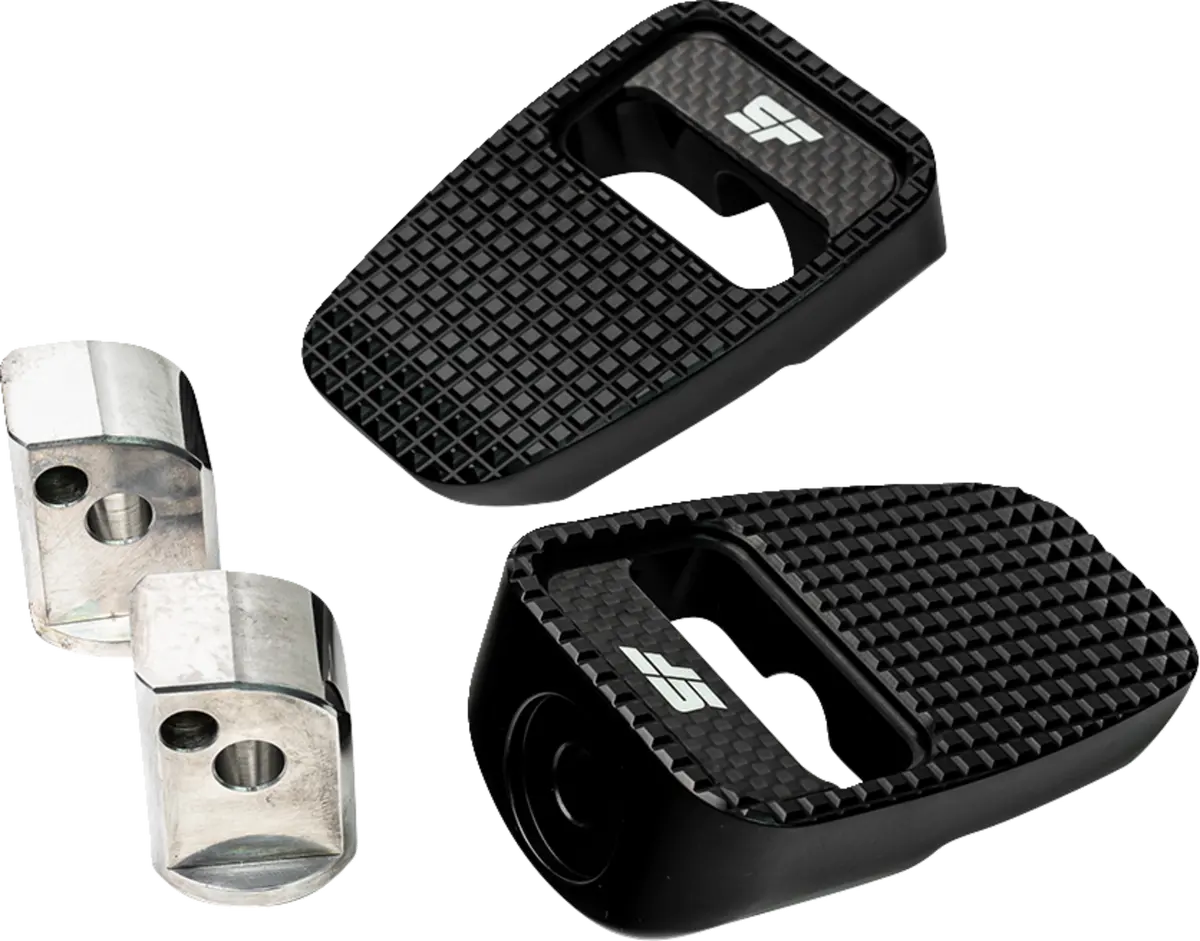 Slyfox Footpegs - Black Anodized - Rear Sf-904-02-1 1