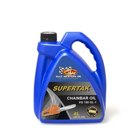 30480 - Gulf Western Supertack Chain And Bar Oil - Iso150 - 4L 1