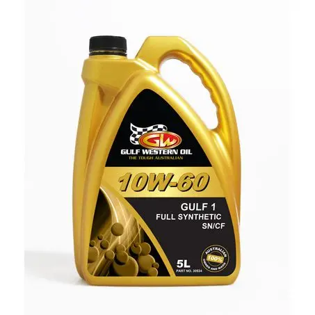 30534 - Gulf Western Gulf 1 10W-60 Engine Oil - 5L 1