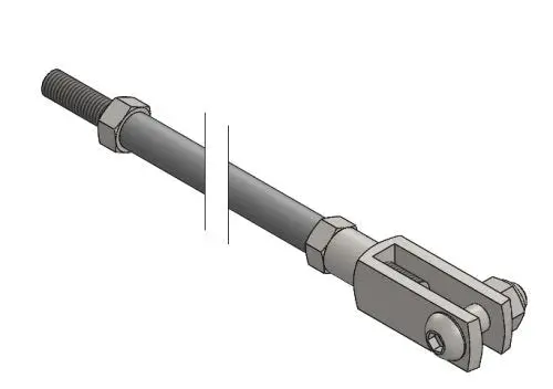 Complete Brake Rod 1
