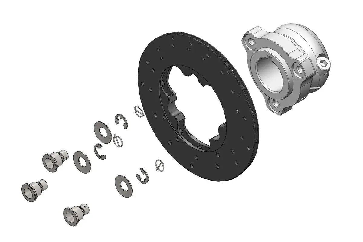 Mini Brake Disc Complete With Floating Carrier 1