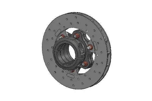 Rear Brake Disc 180X17,5 Complete With 50Mm Floating Disc Carrier 1