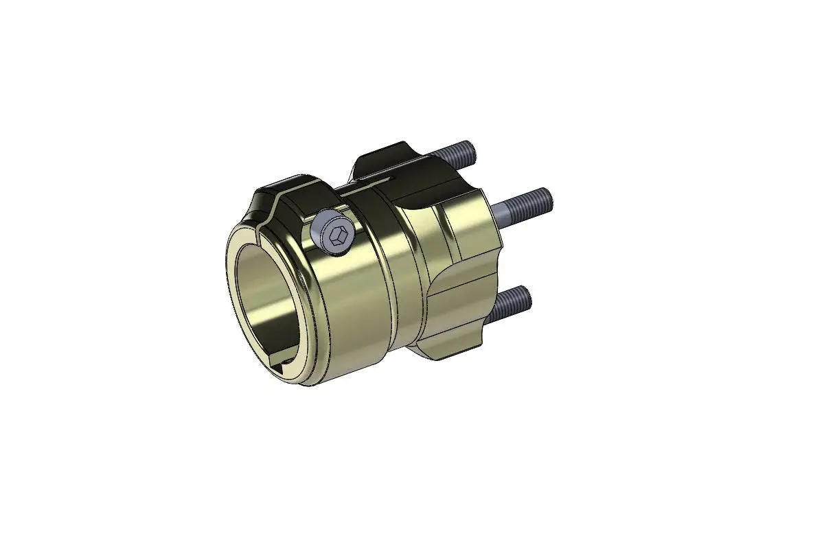 Rear Wheel Hub Diam.40 Magnesium Complete L=70 Mm, Int.58Mm 1