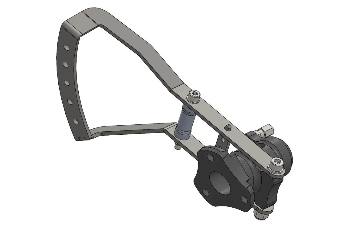 Kz Steering Hub With Inclination Complete With 340Mm Lever - Black 1