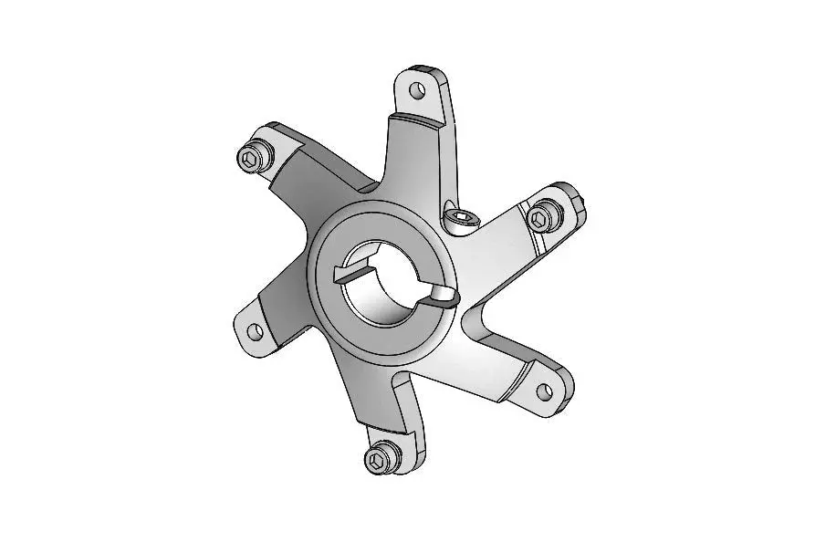 Sprocket Carrier 30Mm Delfino - Complete With Bolt 1