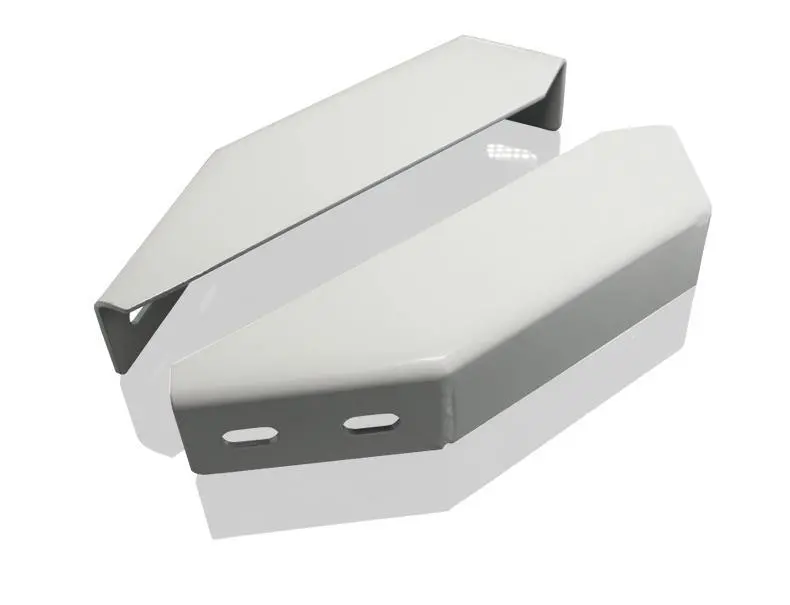 30 Series Gray Aluminium Profile Connection Fence Fixed Connection Bracket - Left And Right 1