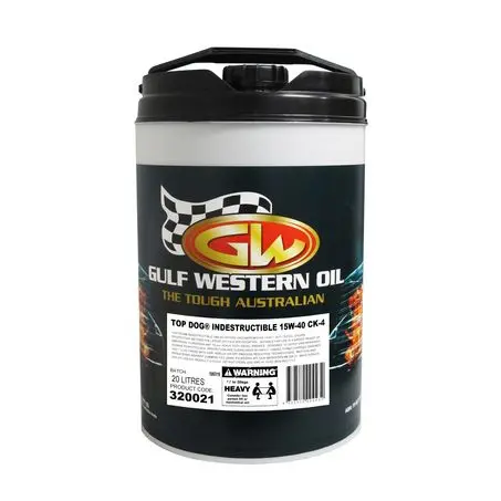 320021 - Gulf Western Top Dog Indestructible 15W-40 Engine Oil - 20L 1